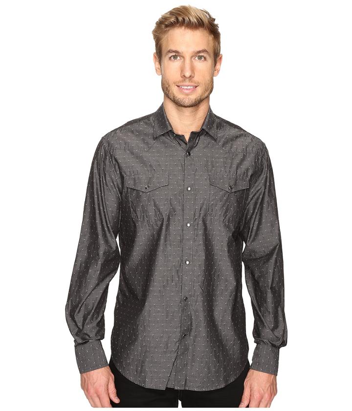 James Campbell - Long Sleeve Woven Lynx