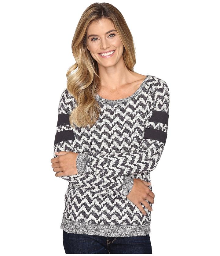 Cruel - Long Sleeve Patterned French Terry Pullover