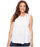 Lucky Brand - Plus Size Embroidered Shell