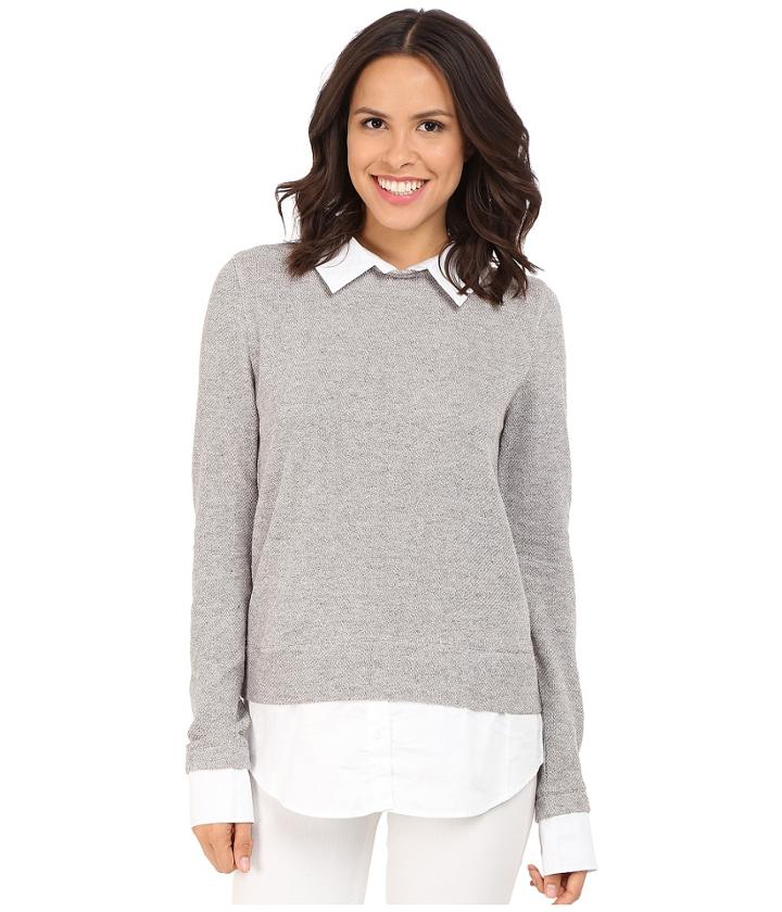 Brigitte Bailey - Jocasta Long Sleeve Contrast Flannel Top