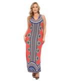 Christin Michaels - Plus Size Allegra Sleeveless Maxi Dress