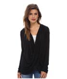 Gabriella Rocha Cowl Neck Long Sleeve Top