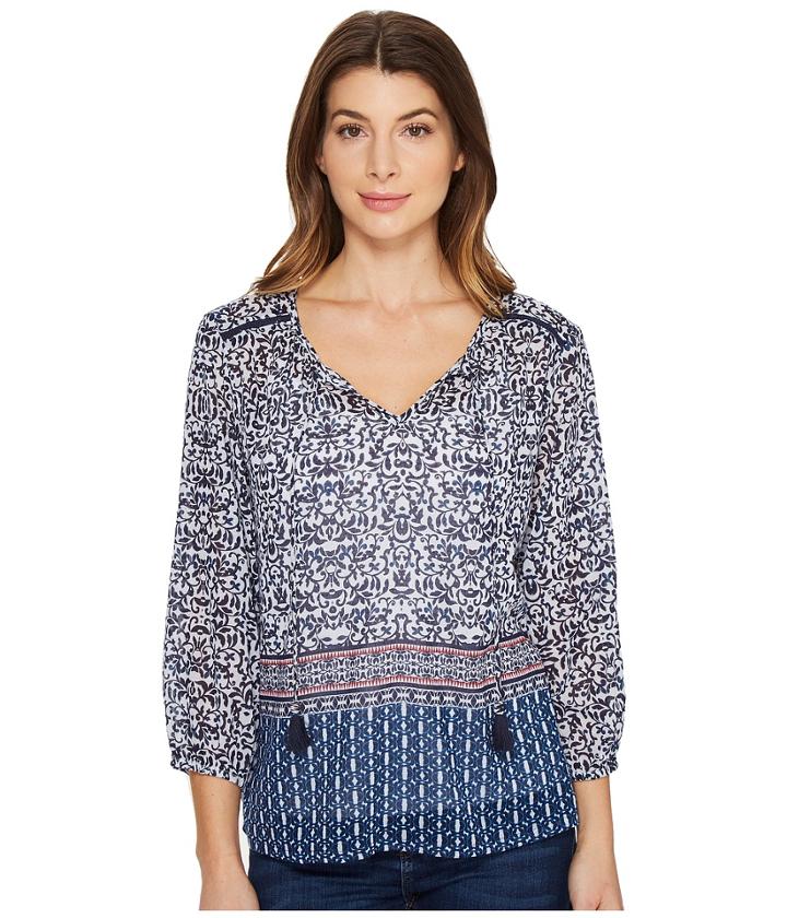 Tommy Bahama - Kamari Damask 3/4 Sleeve Top