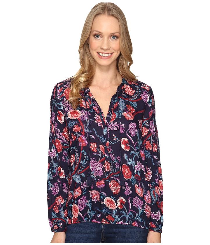 Lucky Brand - Tassle Floral Blouse