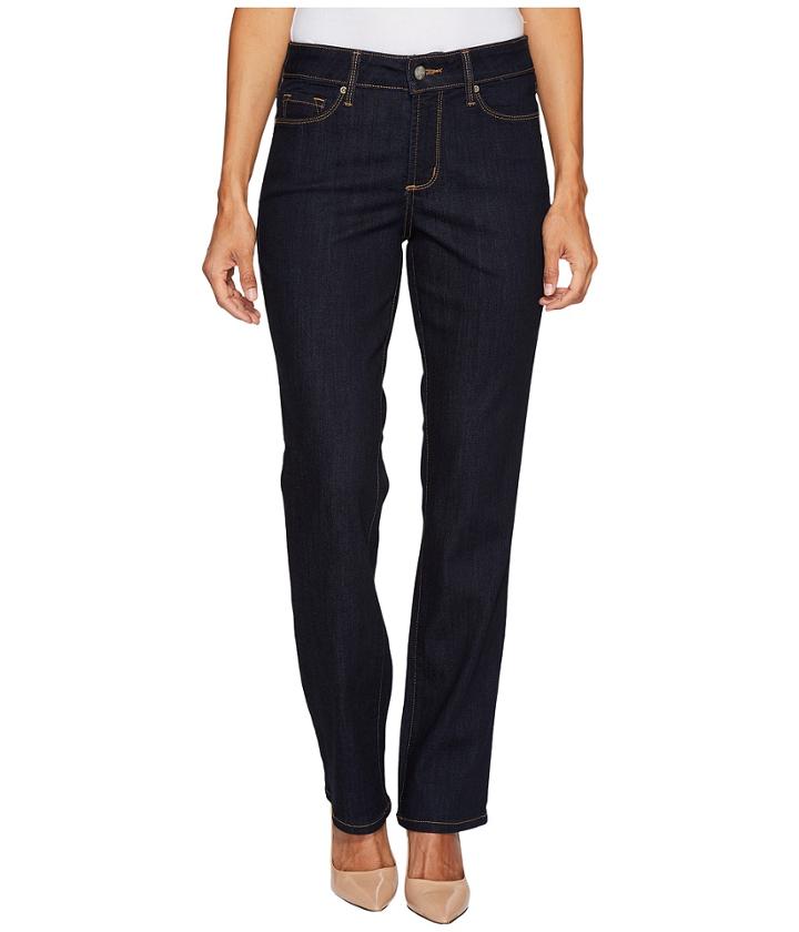 Nydj Petite - Petite Marilyn Straight Jeans In Larchmont Wash