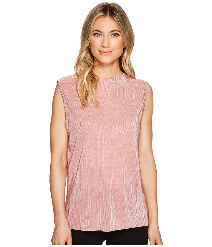 Catherine Catherine Malandrino - Sleeveless High-low Split Top