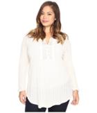 Lucky Brand - Plus Size Drop Needle Knit Top