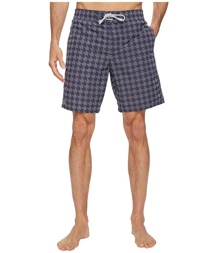 Lacoste - All Over Gingham Print Long Length