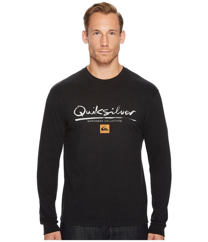 Quiksilver Waterman - Wordmark Long Sleeve Tee