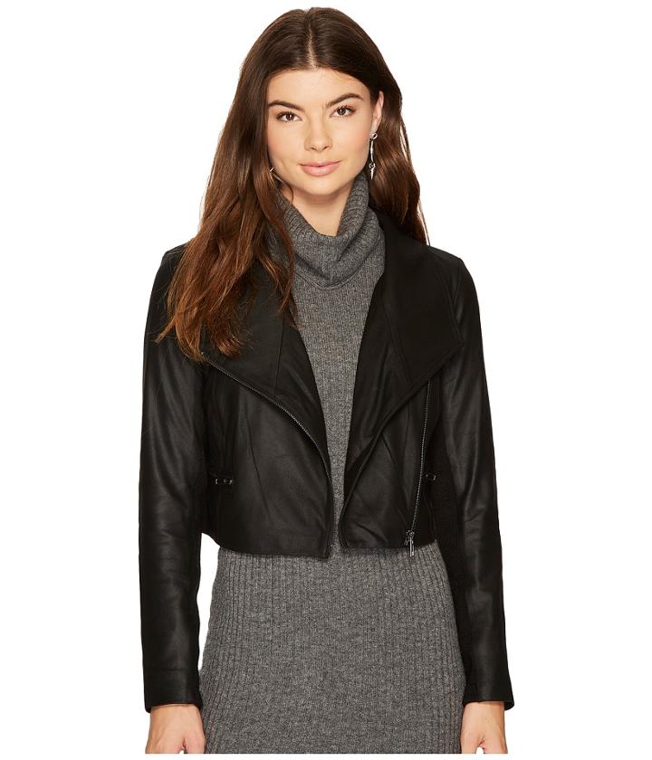 Bb Dakota - Shiloh Cropped Leather Jacket