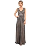 Adrianna Papell - Fully Beaded Sleeveless Gown