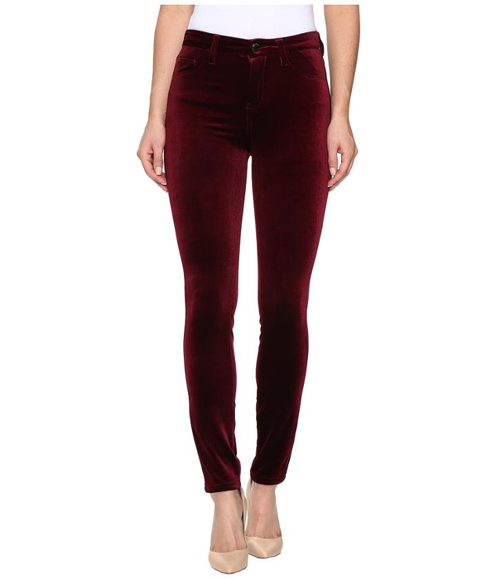 Blank Nyc - Velvet Burgundy High-rise Skinny In Burgundy Lush