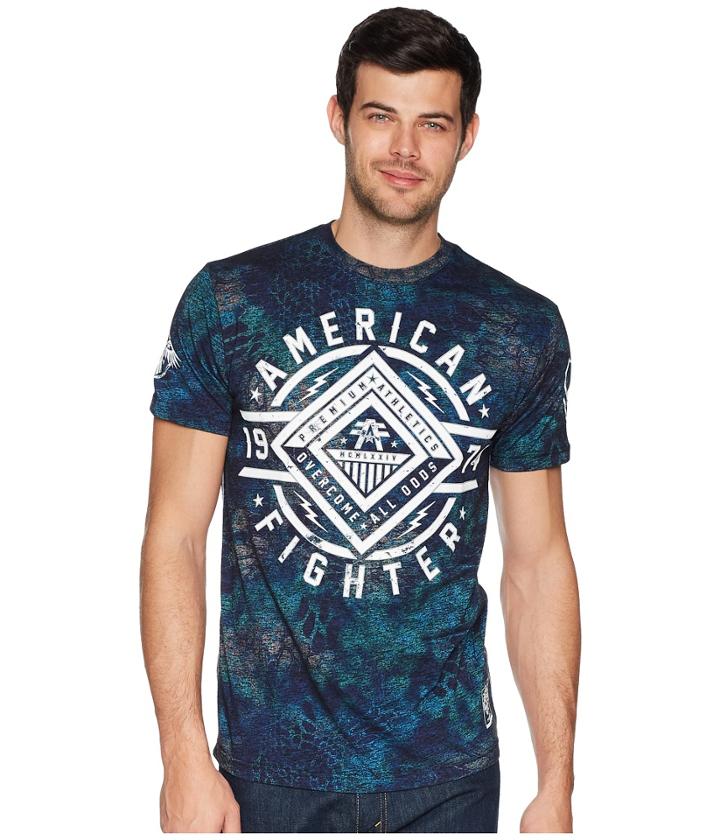 American Fighter - Birchwood Short Sleeve Tetris Mock Twist Tee