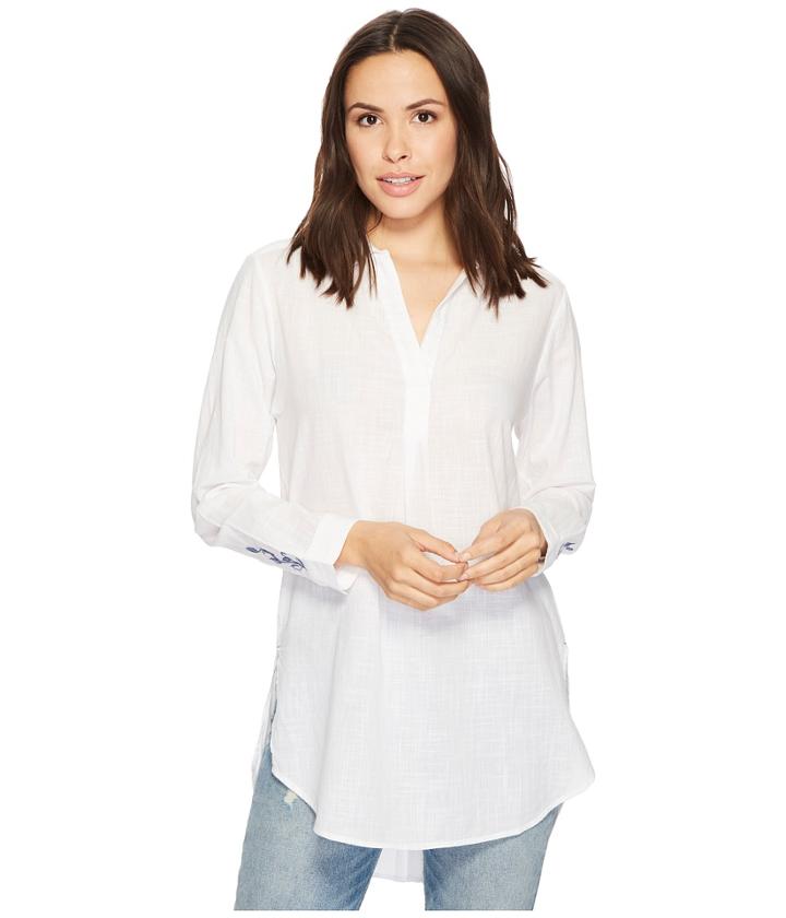 Jag Jeans - Back Button Magnolia Tunic In White