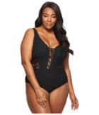 Becca By Rebecca Virtue - Plus Size Color Play Plunge One-size
