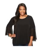 Calvin Klein Plus - Plus Size Ruffle Flare Sleeve Top