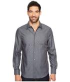 Perry Ellis - Long Sleeve Wave Printed Shirt