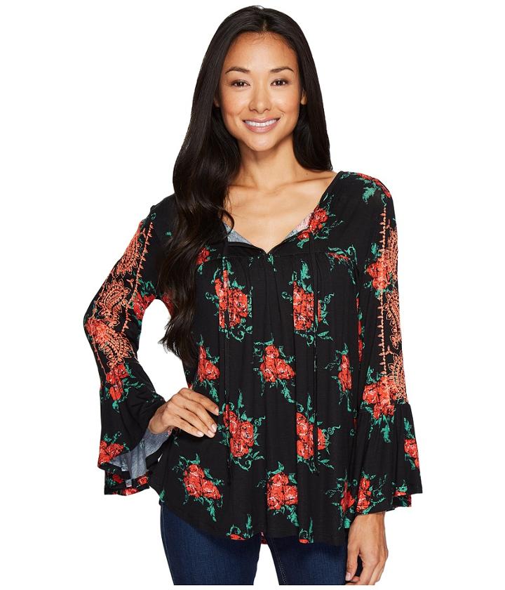 Rock And Roll Cowgirl - 3/4 Sleeve Top 48t3547