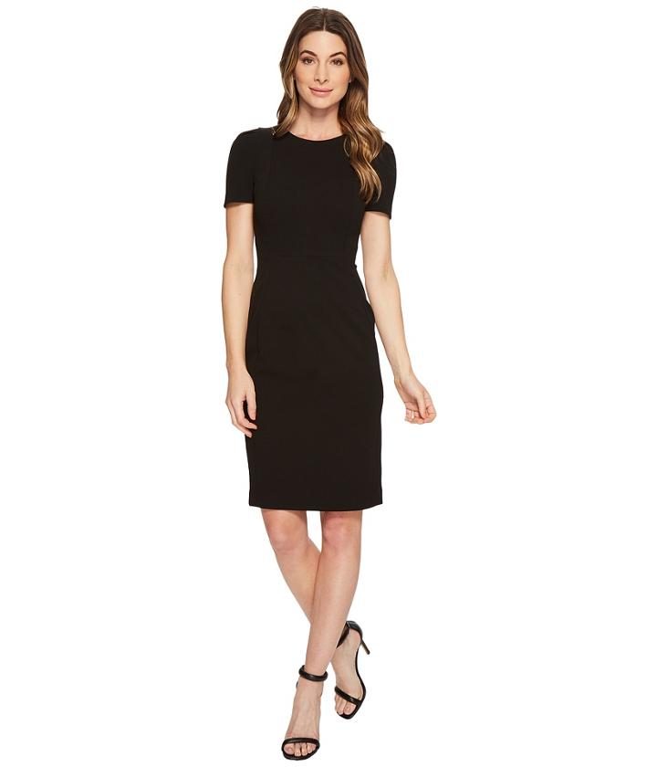 Calvin Klein - Short Sleeve Sheath Dress Cd8c19jl