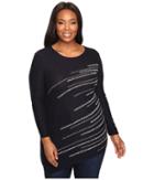 Nic+zoe - Plus Size Shooting Stars Top