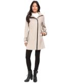 Calvin Klein - Asymetrical Pu Trim Twill Wool