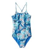 Seafolly Kids - Jungle Geo Reversible Tank One-piece