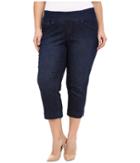 Jag Jeans Plus Size - Plus Size Marion Crop In Blue Shadow Comfort Denim