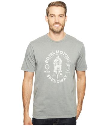 True Grit - Royal Motors Vintage Screen Print Short Sleeve Tee Combed Cotton