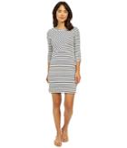 Lacoste - 3/4 Sleeve Stripe Bodycon Dress