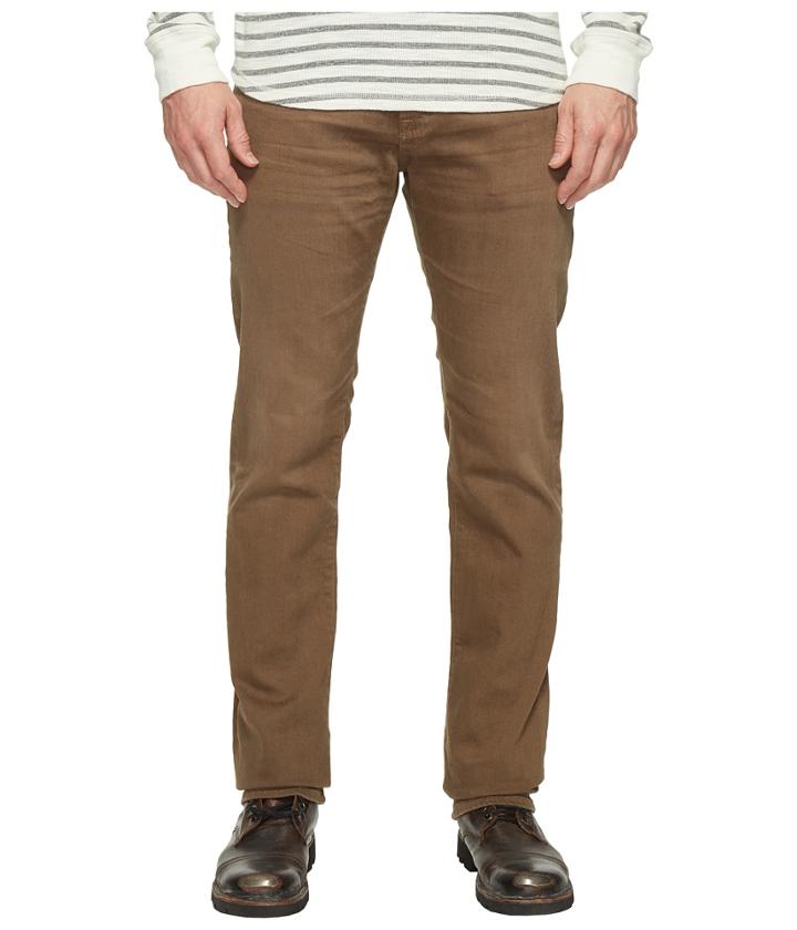Ag Adriano Goldschmied - Matchbox Slim Straight Leg Denim In 2 Years Forest Brown