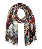 Echo Design - Floral Patchwork Double-faced Scarf Wrap
