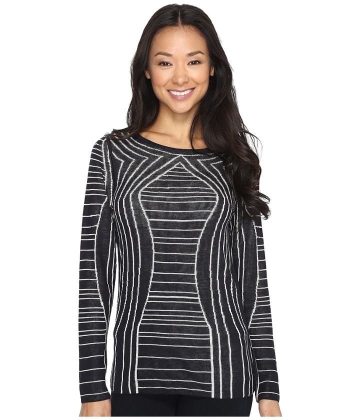 Nic+zoe - Reversible Urban Stripe Top