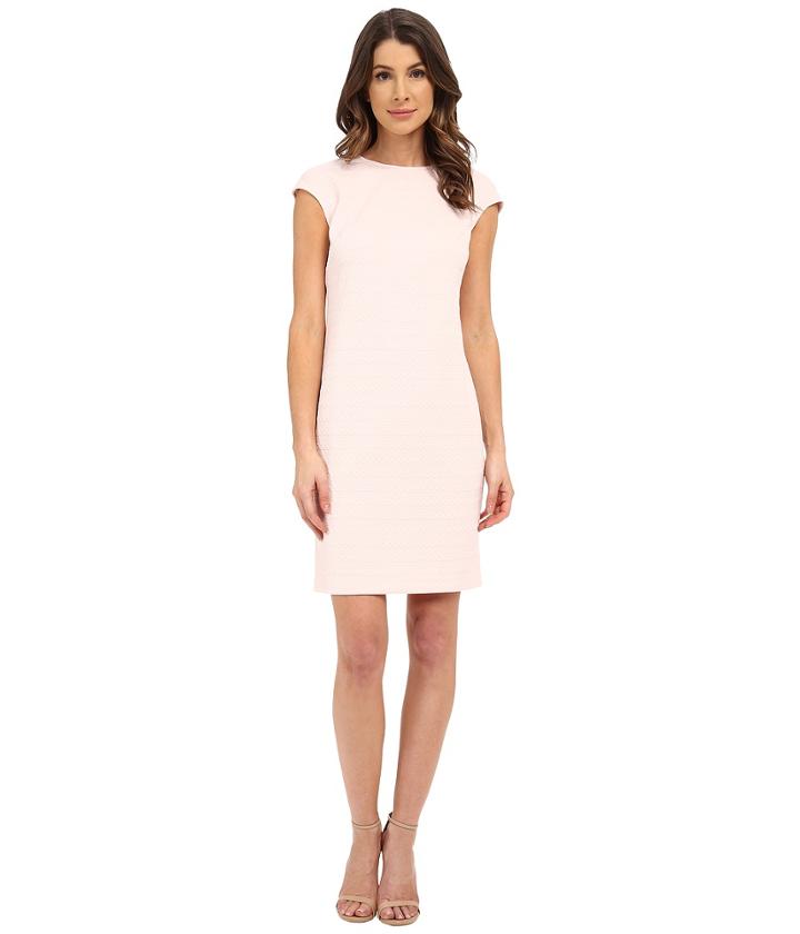 Donna Morgan - Cap Sleeve Knit Sheath Dress