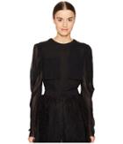 Vera Wang - Long Sleeve Blouse With Patch Pocket