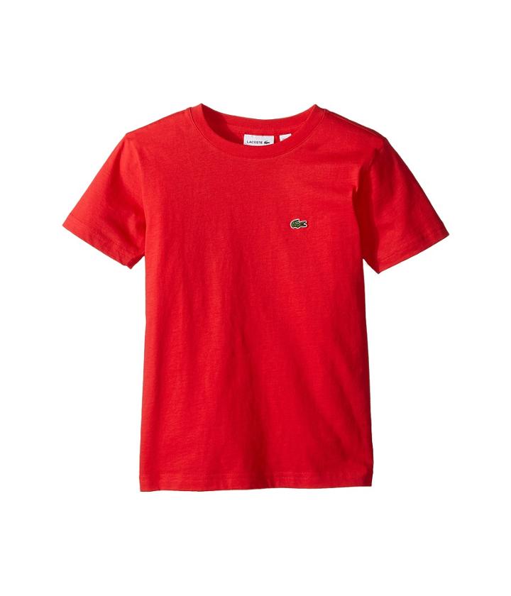 Lacoste Kids - Short Sleeve Crew Neck Tee