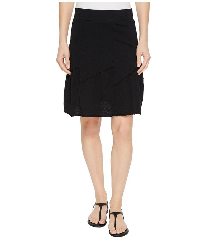 Mod-o-doc - Slub Jersey Asymmetrical Seamed Skirt