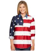 Roper - L/s Stars And Stripes Pieced Flag