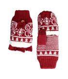 San Diego Hat Company - Kng3476 Snowflake Pop Over Gloves