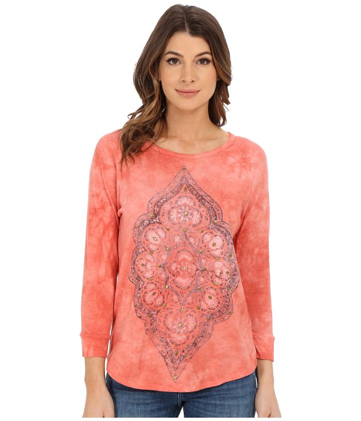 Lucky Brand - Arabesque Motif Tee