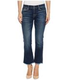 7 For All Mankind - Cropped Boot W/ Frayed Hem In Midnight Desert