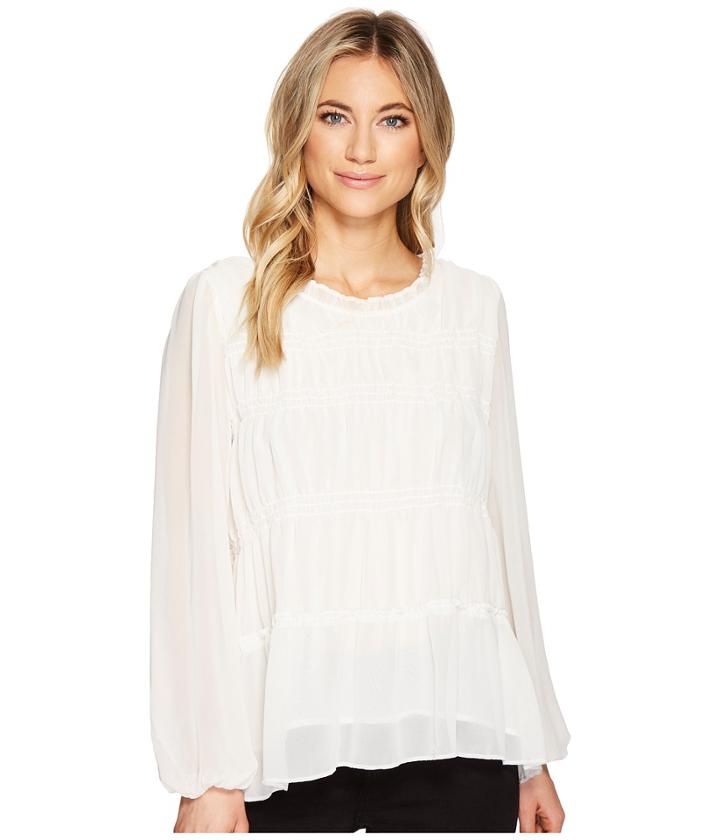Catherine Catherine Malandrino - Long Sleeve Peasant Top
