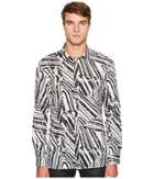 Versace Collection - Linear Print Button Down
