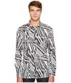Versace Collection - Linear Print Button Down