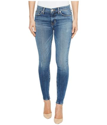 Hudson - Nico Mid-rise Ankle Super Skinny Five-pocket Jeans In Lifeline