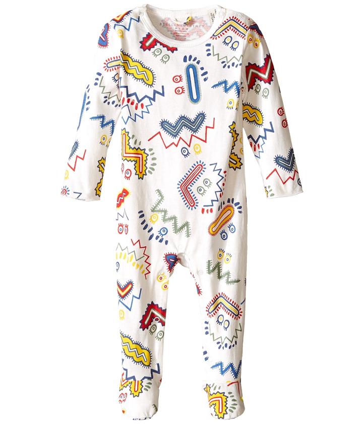 Stella Mccartney - Twiddle Zigzag Print Footie