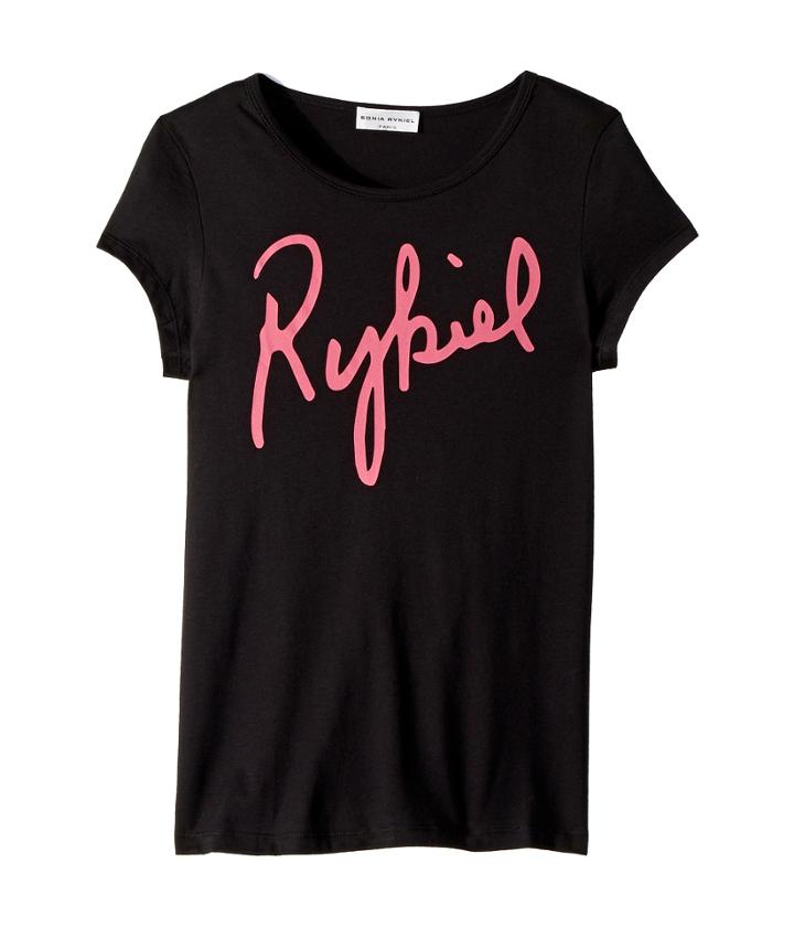 Sonia Rykiel Kids - Ankara Short Sleeve Logo T-shirt