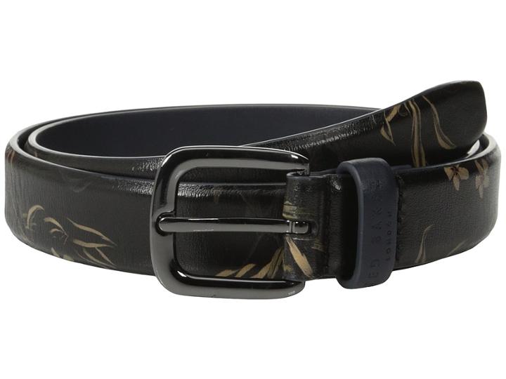 Ted Baker - Palbelt Printed Leather Floral Belt