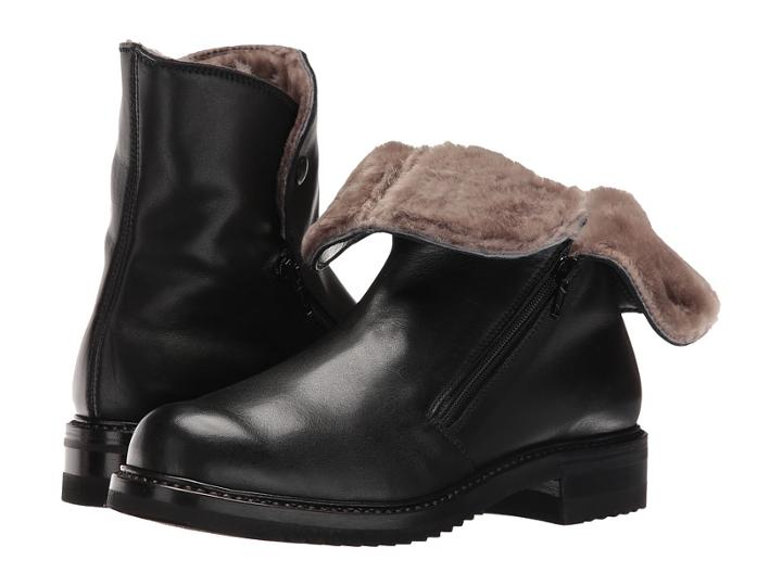 Gravati - Double Zip Ankle Boot With Shearling Lining