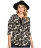 Lucky Brand - Plus Size Floral Top