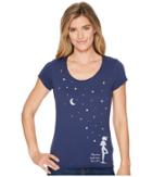 Life Is Good - Celestial Yoga Smooth Scoop Tee